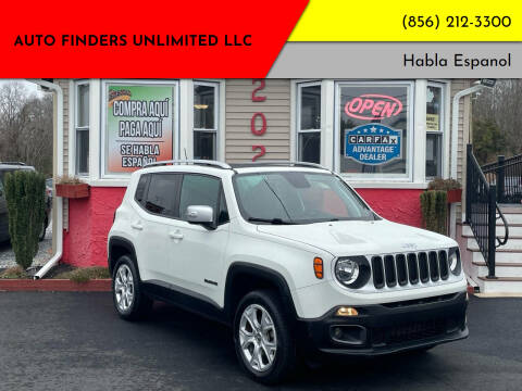 2018 Jeep Renegade for sale at Auto Finders Unlimited LLC in Vineland NJ