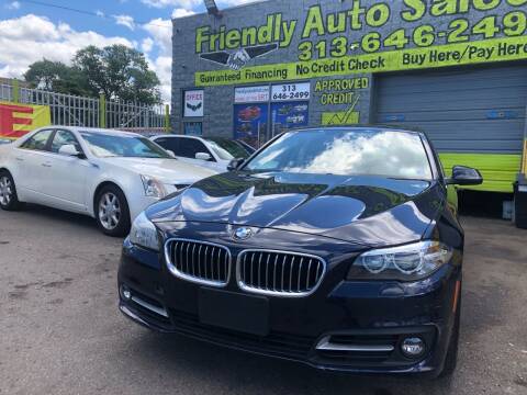 2015 BMW 5 Series for sale at Friendly Auto Sales in Detroit MI