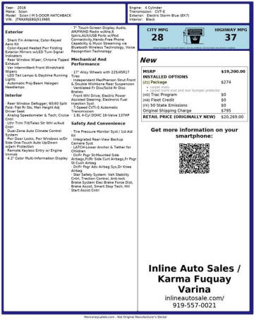 2016 Scion iM