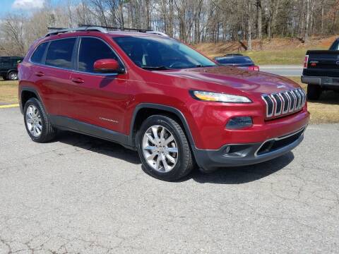 2014 Jeep Cherokee for sale at JR's Auto Sales Inc. in Shelby NC