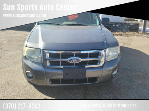 2011 Ford Escape for sale at Sun Sports Auto Center in Loveland CO