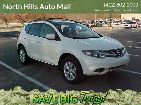 2012 Nissan Murano for sale at North Hills Auto Mall in Pittsburgh PA