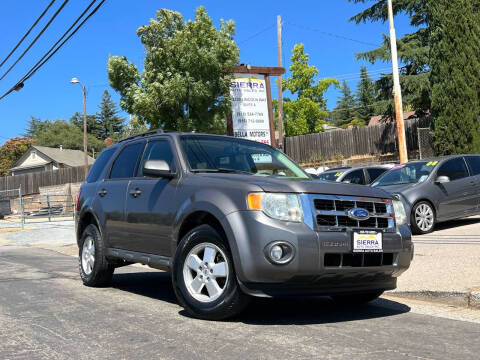 2011 Ford Escape for sale at Sierra Auto Sales Inc in Auburn CA