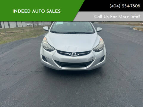 2012 Hyundai Elantra for sale at Indeed Auto Sales in Lawrenceville GA