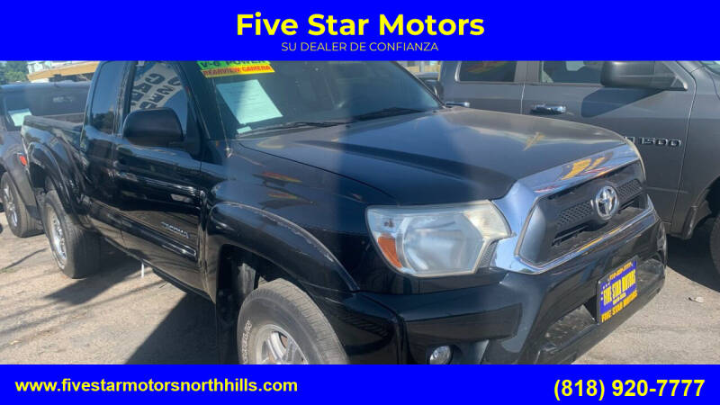 2012 Toyota Tacoma for sale at Five Star Motors in North Hills CA