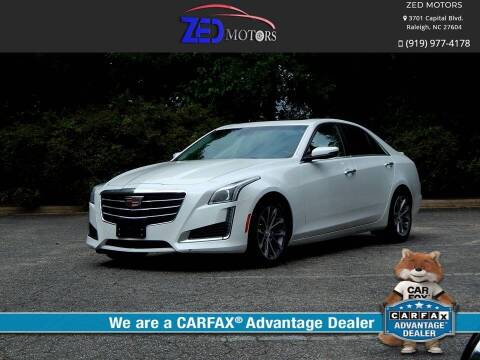 2016 Cadillac CTS for sale at Zed Motors in Raleigh NC