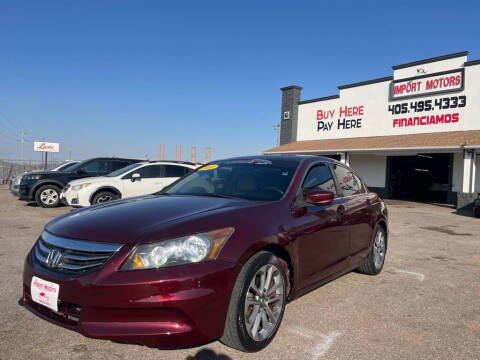 2011 Honda Accord for sale at Import Motors in Bethany OK