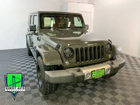 2015 Jeep Wrangler Unlimited for sale at Sunset Auto Wholesale in Tacoma WA