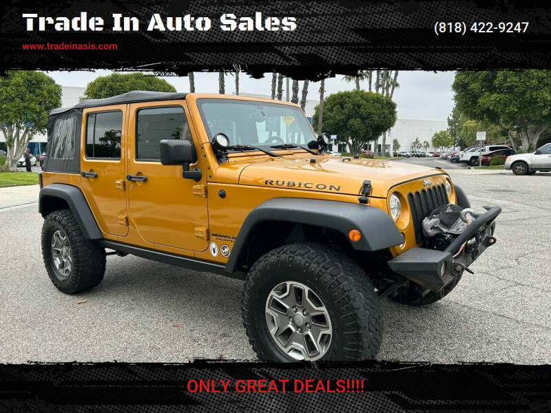 2014 Jeep Wrangler Unlimited for sale at Trade In Auto Sales in Van Nuys CA