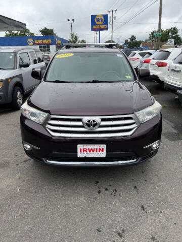2012 Toyota Highlander for sale at Best Value Auto Inc. in Springfield MA
