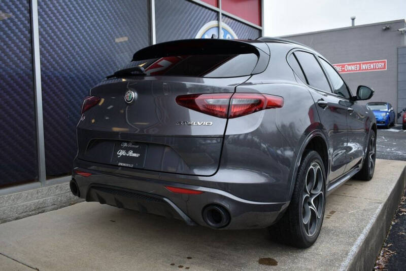 Used 2022 Alfa Romeo Stelvio Ti Veloce with VIN ZASPAKBN6N7D27217 for sale in Strongsville, OH