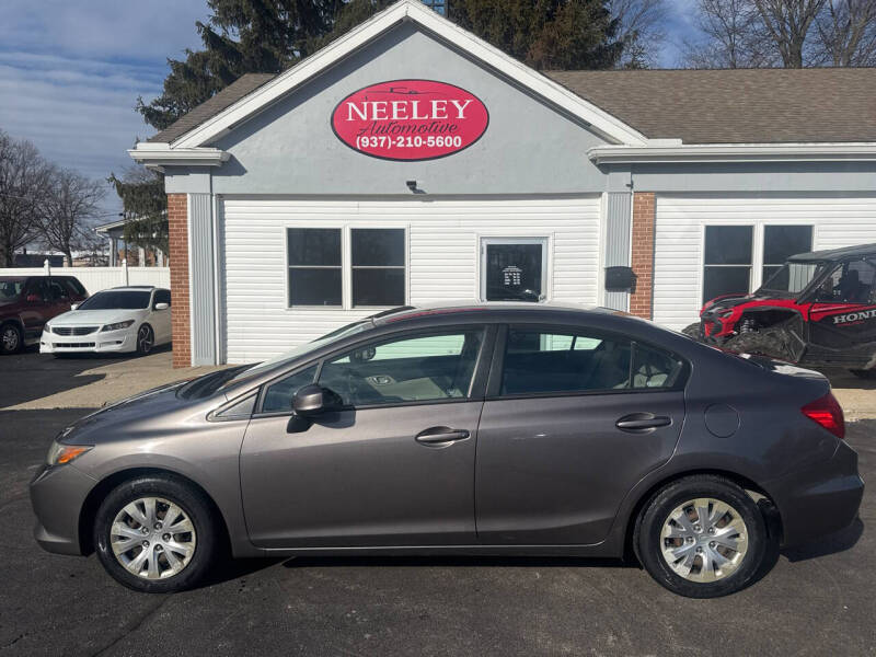 2012 Honda Civic for sale at Neeley Automotive in Bellefontaine OH