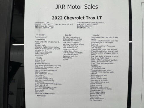 2022 Chevrolet Trax LT