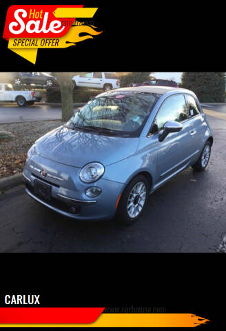 2013 FIAT 500c for sale at CARLUX in Fortville IN