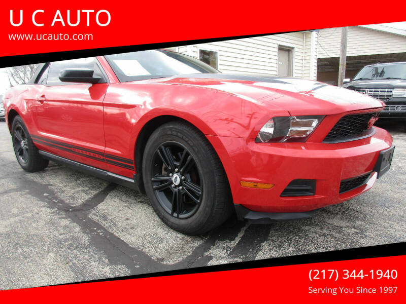 2012 Ford Mustang for sale at U C AUTO in Urbana IL