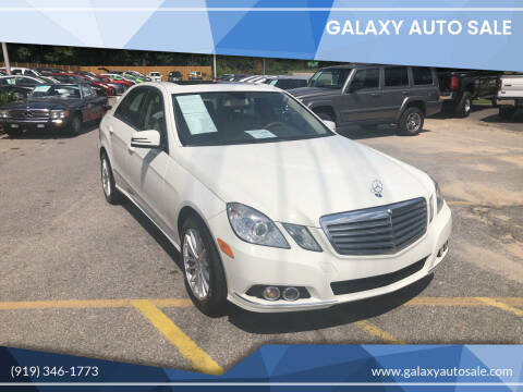 2011 Mercedes-Benz E-Class for sale at Galaxy Auto Sale in Fuquay Varina NC
