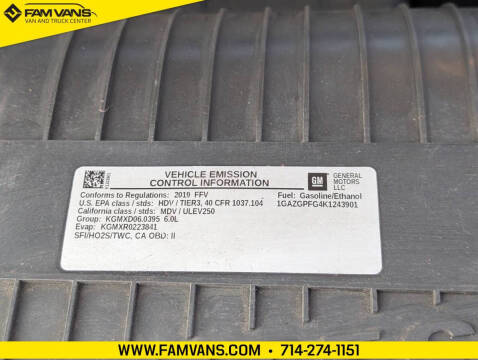 2019 Chevrolet Express LT 3500