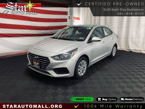 2020 Hyundai Accent for sale at STAR AUTO MALL 512 in Bethlehem PA
