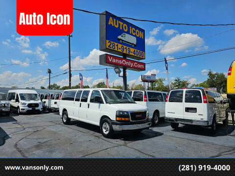 2018 GMC Savana for sale at Auto Icon in Houston TX