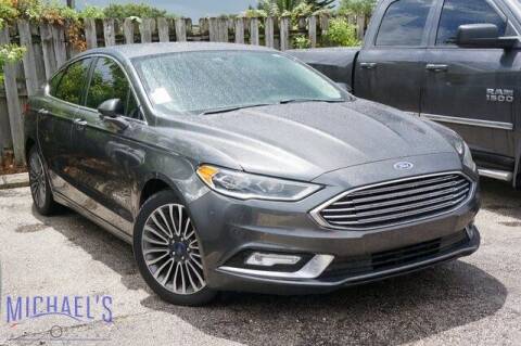 2017 Ford Fusion Hybrid for sale at Michael's Auto Sales Corp in Hollywood FL