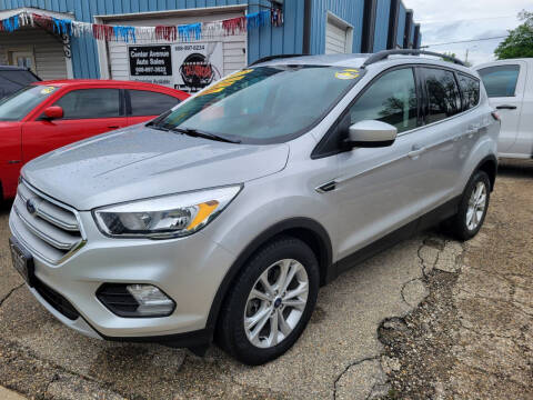 2018 Ford Escape for sale at CENTER AVENUE AUTO SALES in Brodhead WI