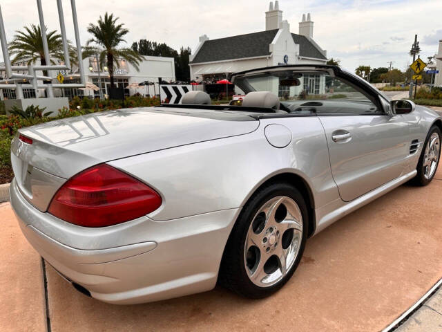 2004 Mercedes-Benz SL-Class for sale at EUROPEAN MOTORCARS OF TAMPA in Tampa, FL