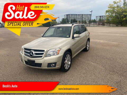 2011 Mercedes-Benz GLK for sale at Beck's Auto in Chesterfield VA