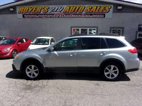 2013 Subaru Outback for sale at ROYERS 219 AUTO SALES in Dubois PA