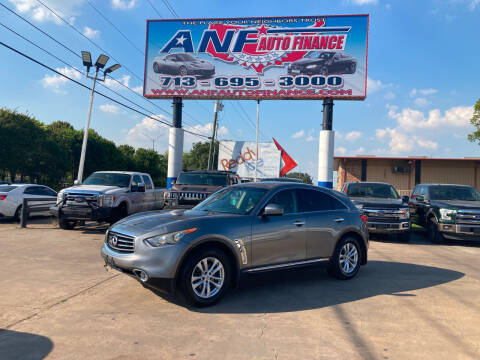 2014 Infiniti QX70 for sale at ANF AUTO FINANCE in Houston TX