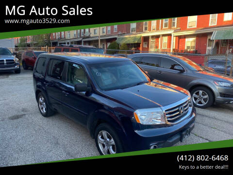 2012 Honda Pilot for sale at MG Auto Sales in Pittsburgh PA