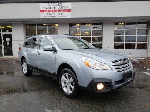 2014 Subaru Outback for sale at Landes Family Auto Sales in Attleboro MA