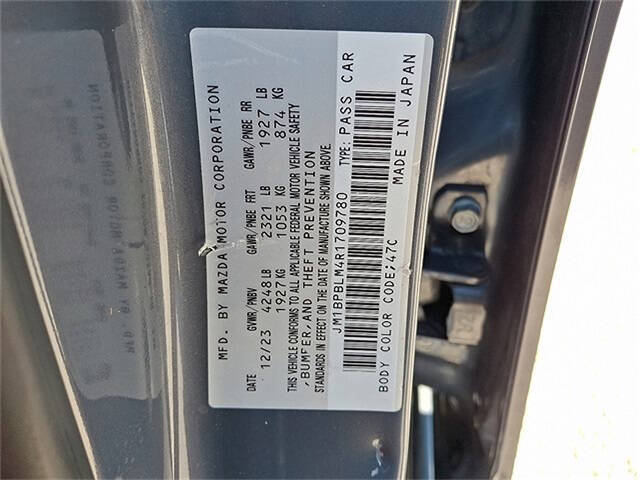 2024 Mazda Mazda3 Hatchback 2.5 S Carbon Edition