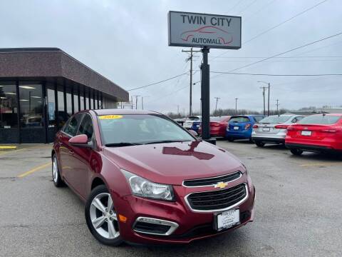 2015 Chevrolet Cruze for sale at TWIN CITY AUTO MALL in Bloomington IL