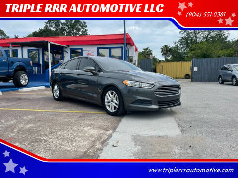 2016 Ford Fusion for sale at TRIPLE RRR AUTOMOTIVE LLC in Jacksonville FL