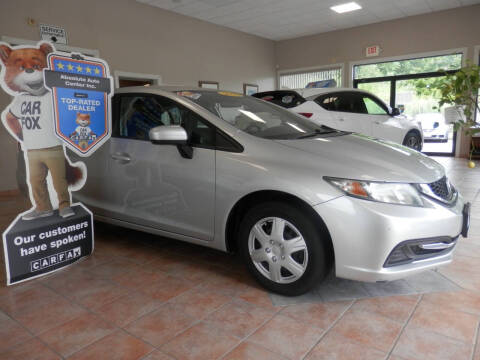 2015 Honda Civic for sale at ABSOLUTE AUTO CENTER in Berlin CT