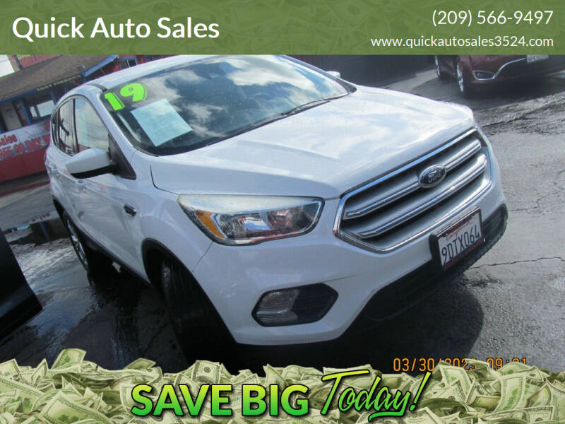 2019 Ford Escape for sale at Quick Auto Sales in Ceres CA