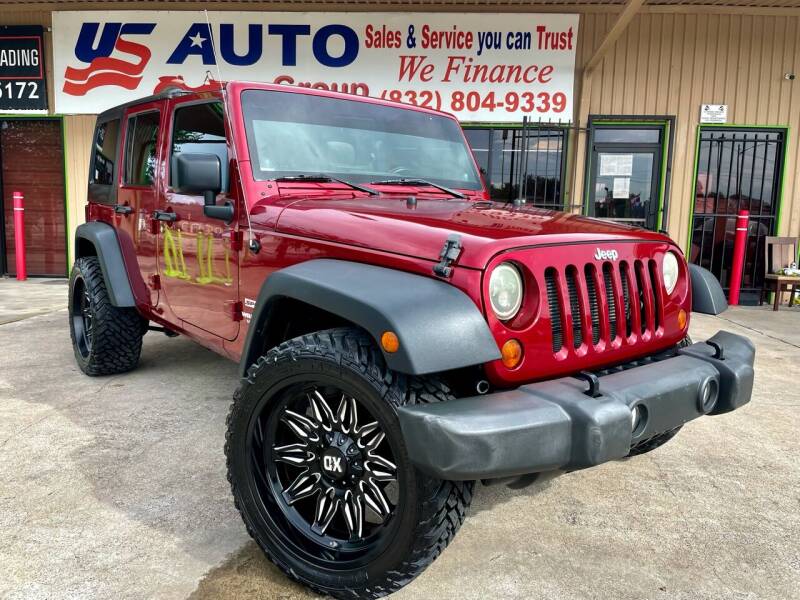 2012 Jeep Wrangler Unlimited for sale at US Auto Group in South Houston TX