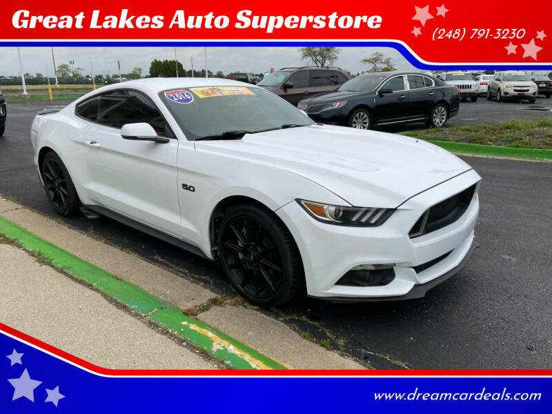 2016 Ford Mustang for sale at Great Lakes Auto Superstore in Waterford Township MI