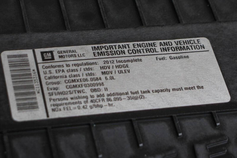 2012 GMC Savana 3500