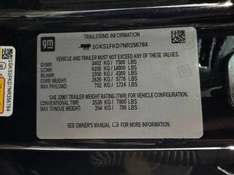 2022 GMC Yukon XL SLE