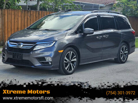 2018 Honda Odyssey for sale at Xtreme Motors in Hollywood FL