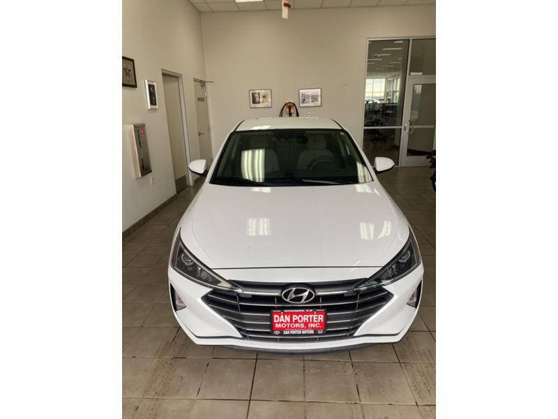2019 Hyundai Elantra for sale at DAN PORTER MOTORS in Dickinson ND