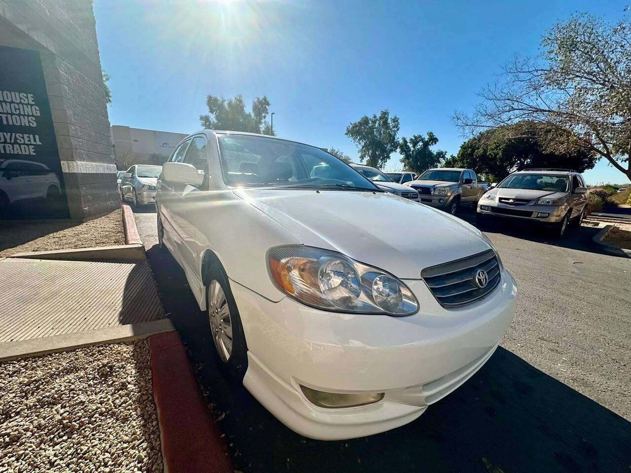 2004 Toyota Corolla for sale at HUDSONS AUTOS in Gilbert, AZ