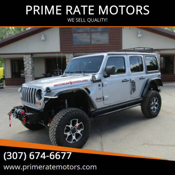 2020 Jeep Wrangler Unlimited for sale at PRIME RATE MOTORS in Sheridan WY