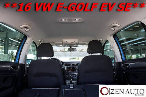 2016 Volkswagen e-Golf SE