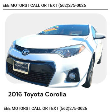 2016 Toyota Corolla S