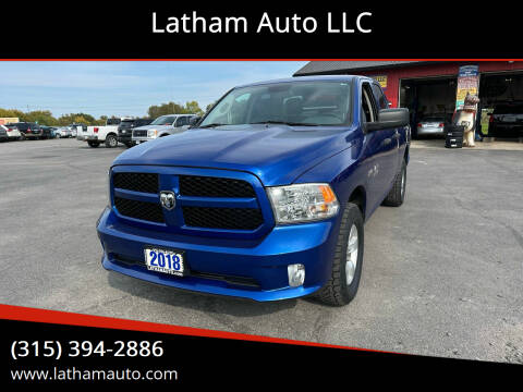 2018 RAM 1500 for sale at Latham Auto LLC in Ogdensburg NY