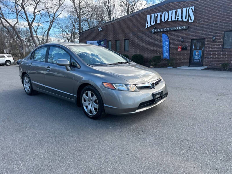 2008 Honda Civic for sale at Autohaus of Greensboro in Greensboro NC