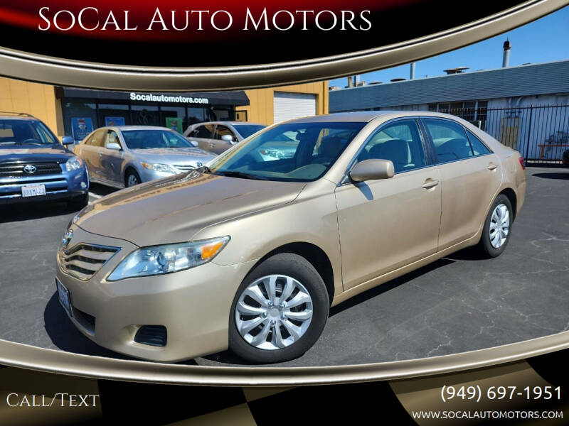 2011 Toyota Camry for sale at SoCal Auto Motors in Costa Mesa CA