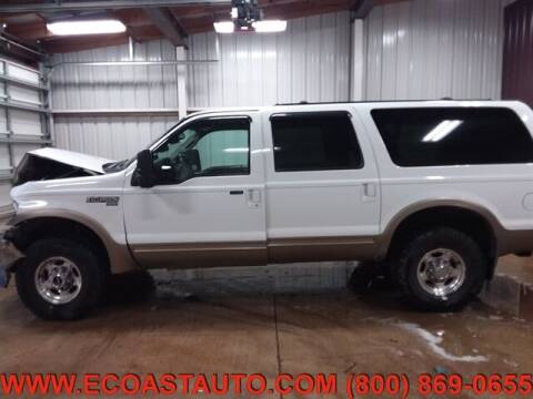 2004 Ford Excursion for sale at East Coast Auto Source Inc. in Bedford VA
